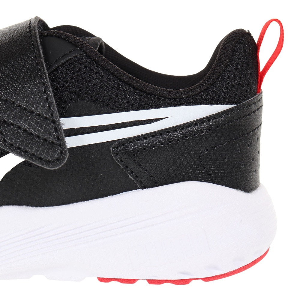 プーマ（PUMA）（キッズ）ジュニア シューズ オールディアクティブAC+PS ブラック 38738701 スニーカー スポーツシューズ 軽量 面ファスナー 運動会 登校