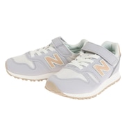 ニューバランス（new balance）（キッズ）YV373 グレー YV373RI2M ジュニア スニーカー スポーツシューズ カジュアル 子供靴 運動 マジックテープ