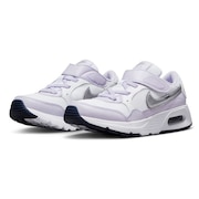 ナイキ（NIKE）（キッズ）ジュニアスニーカー 白 エア マックス SC PSV ホワイト CZ5356-113 スポーツシューズ ベルト付き マジックテープ 通学