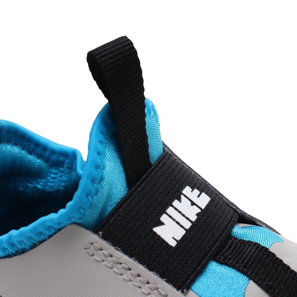 ナイキ（NIKE）（キッズ）ジュニア スニーカー フレックス ランナー 2 TDV グレー ブルー DJ6039-008 ファースト シューズ 軽量 登園 スポーツ 運動靴 安定性