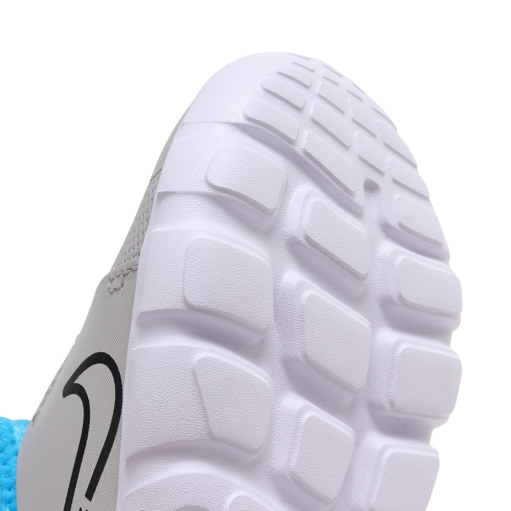 ナイキ（NIKE）（キッズ）ジュニア スニーカー フレックス ランナー 2 TDV グレー ブルー DJ6039-008 ファースト シューズ 軽量 登園 スポーツ 運動靴 安定性