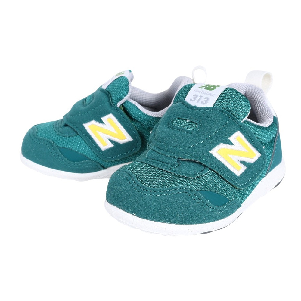 ニューバランス（new balance）（キッズ）ジュニア スニーカー 313 First JA グリーン IT313FJAW スポーツ ファースト  シューズ ベルクロ マジックテープ スポーツ用品はスーパースポーツゼビオ