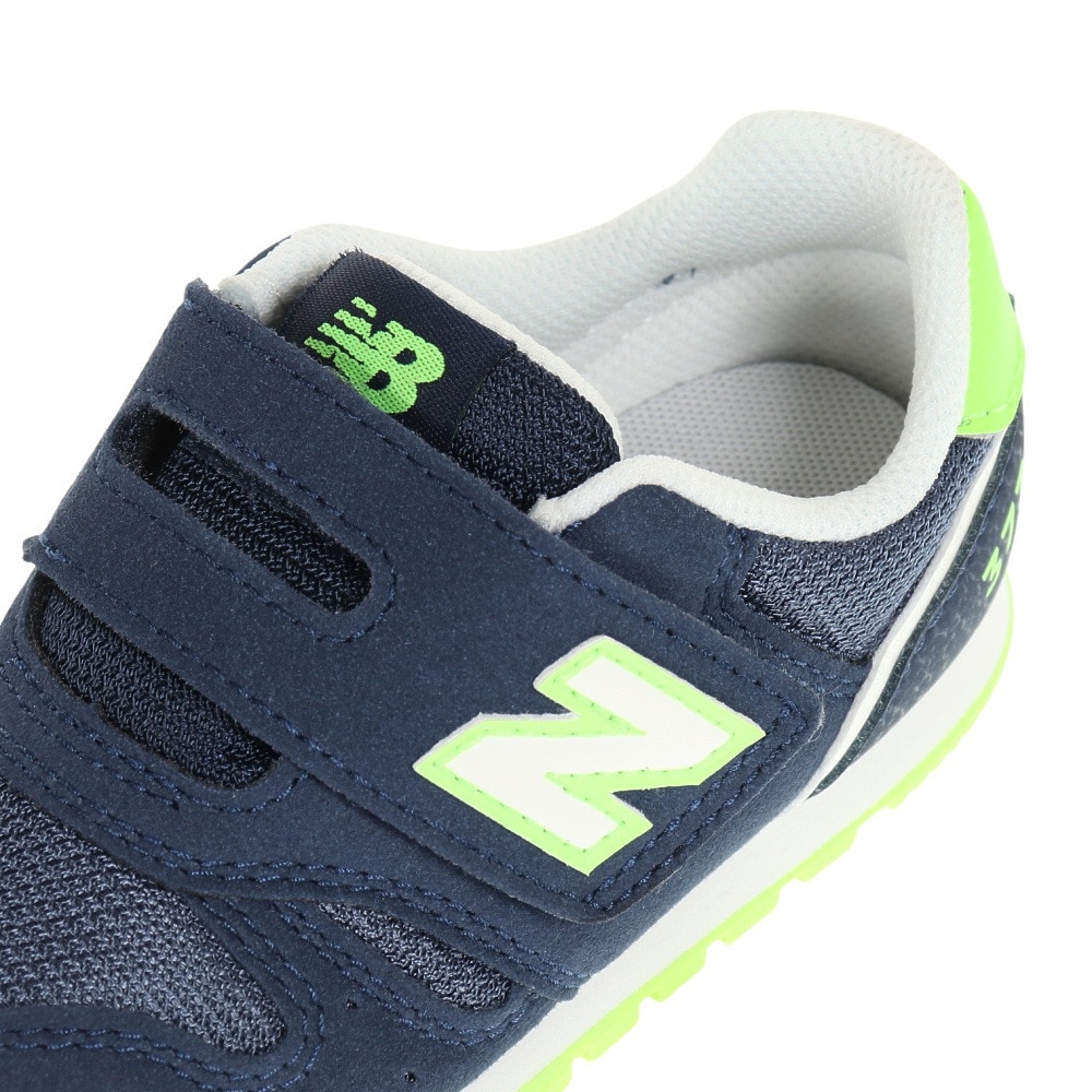 ニューバランス（new balance）（キッズ）ジュニア スニーカー 373 ネイビー IZ373XS2W スポーツ ファースト シューズ マジックテープ ベルクロ 運動 靴 登園 -