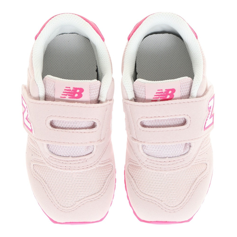 ニューバランス（new balance）（キッズ）ジュニア スニーカー 373 IZ373 XU2 W ピンク スポーツ ファースト シューズ マジックテープ ベルクロ 運動 靴 登園