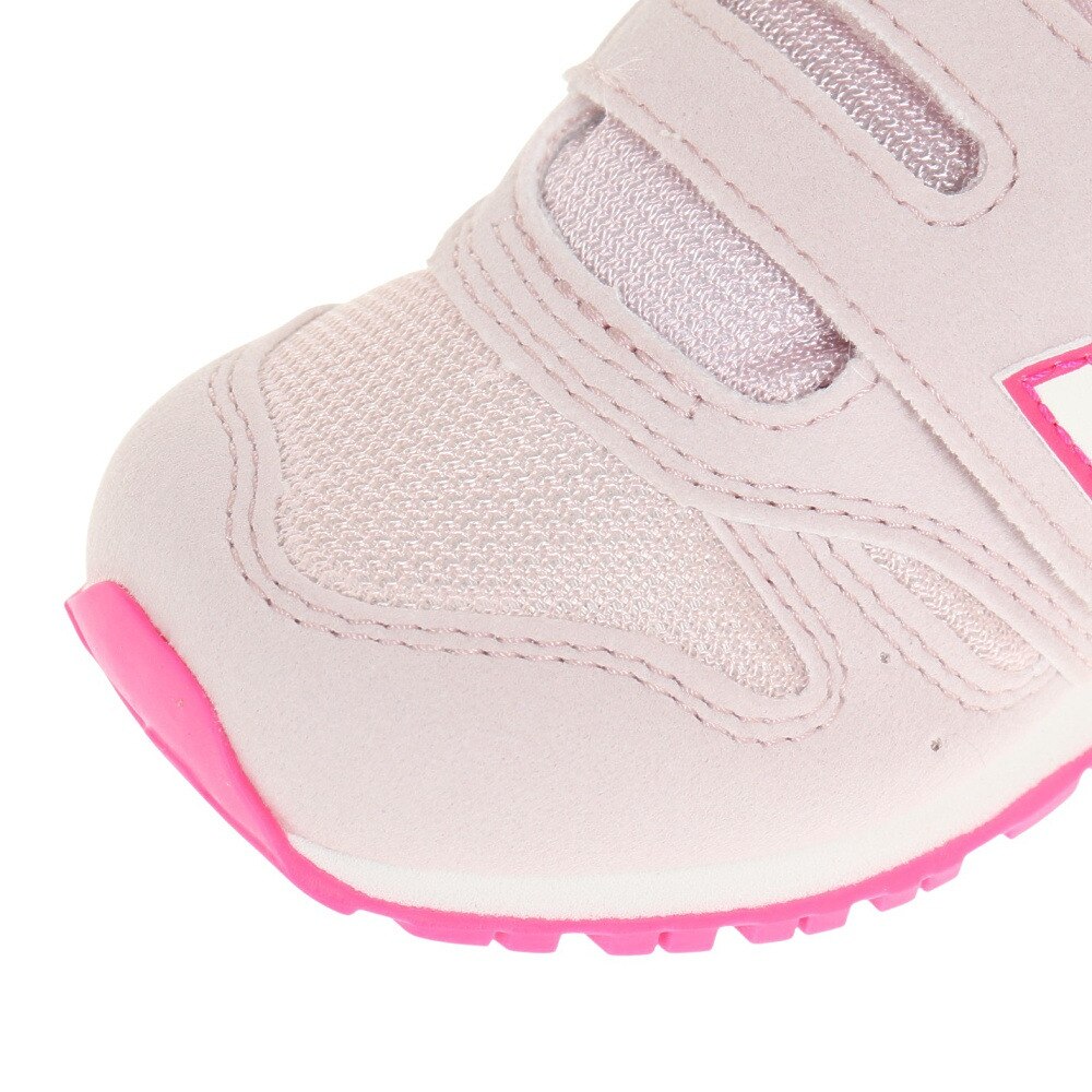ニューバランス（new balance）（キッズ）ジュニア スニーカー 373 IZ373 XU2 W ピンク スポーツ ファースト シューズ マジックテープ ベルクロ 運動 靴 登園