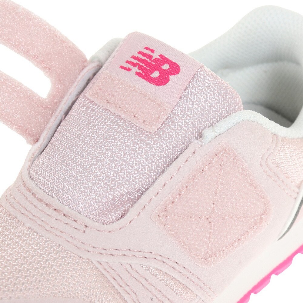 ニューバランス（new balance）（キッズ）ジュニア スニーカー 373 IZ373 XU2 W ピンク スポーツ ファースト シューズ マジックテープ ベルクロ 運動 靴 登園