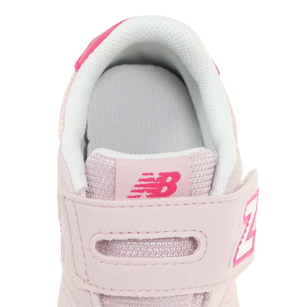 ニューバランス（new balance）（キッズ）ジュニア スニーカー 373 IZ373 XU2 W ピンク スポーツ ファースト シューズ マジックテープ ベルクロ 運動 靴 登園