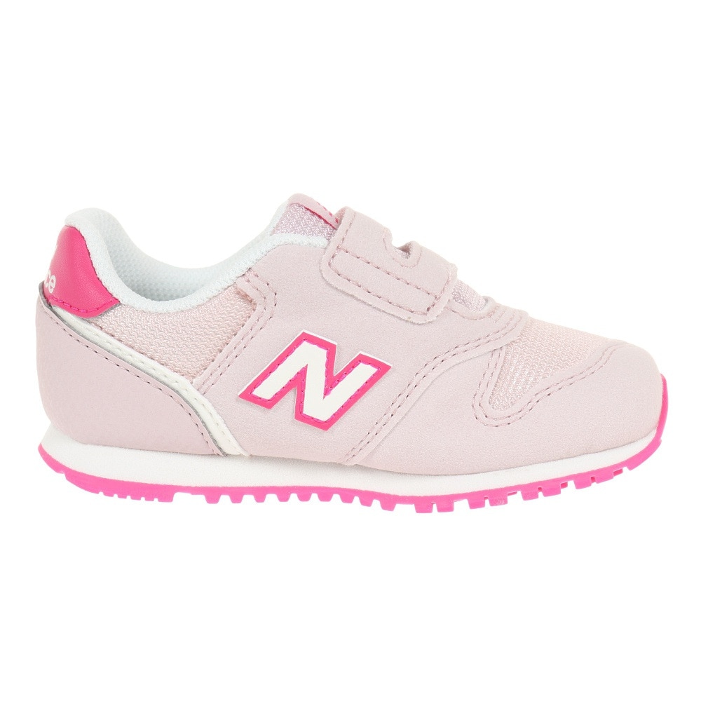 ニューバランス（new balance）（キッズ）ジュニア スニーカー 373 IZ373 XU2 W ピンク スポーツ ファースト シューズ マジックテープ ベルクロ 運動 靴 登園