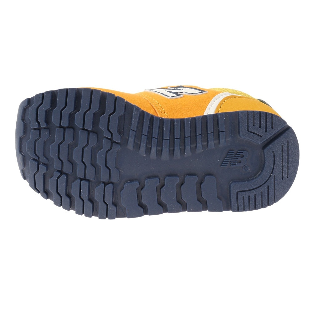 ニューバランス（new balance）（キッズ）ジュニア スニーカー 373 IZ373 XW2 W イエロー スポーツ ファースト シューズ ベルクロ マジックテープ クッション