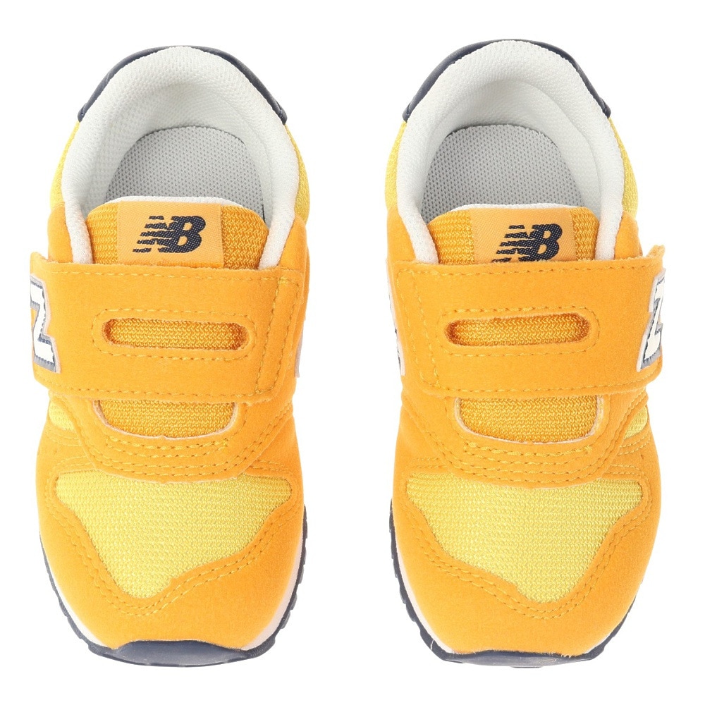 ニューバランス（new balance）（キッズ）ジュニア スニーカー 373 IZ373 XW2 W イエロー スポーツ ファースト シューズ ベルクロ マジックテープ クッション