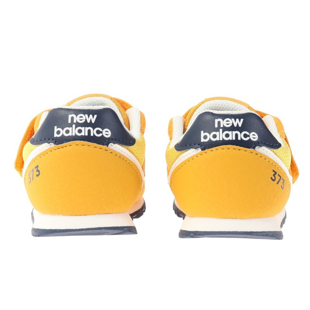 ニューバランス（new balance）（キッズ）ジュニア スニーカー 373 IZ373 XW2 W イエロー スポーツ ファースト シューズ ベルクロ マジックテープ クッション