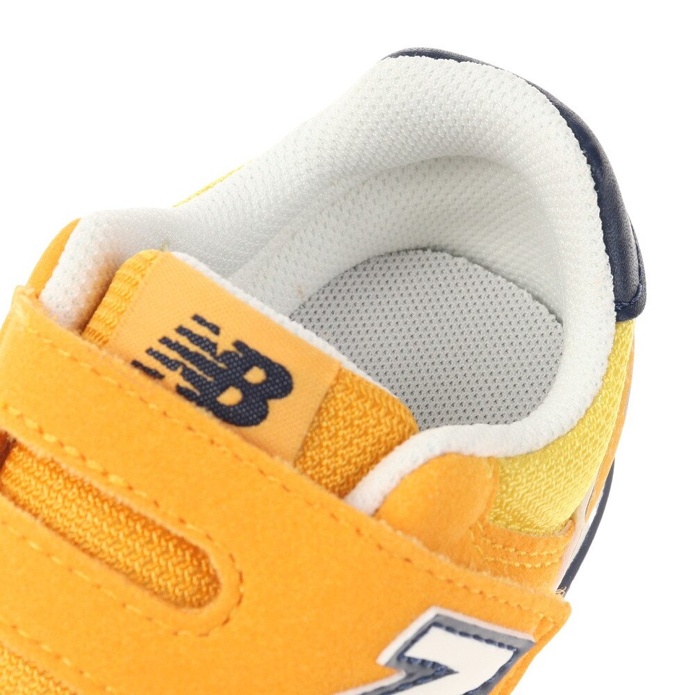 ニューバランス（new balance）（キッズ）ジュニア スニーカー 373 IZ373 XW2 W イエロー スポーツ ファースト シューズ ベルクロ マジックテープ クッション