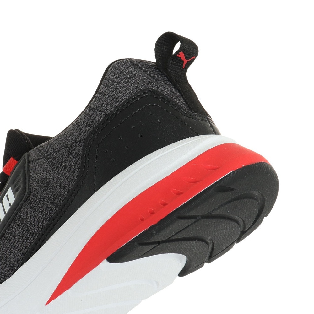 プーマ（PUMA）（キッズ）ジュニアスニーカー エボルブ ストリート ブラック 38913702 ボーイズ スポーツシューズ 通気性 通学 登校 運動靴 