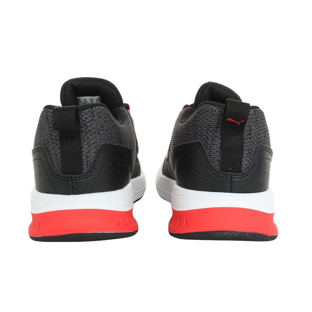 プーマ（PUMA）（キッズ）ジュニアスニーカー エボルブ ストリート ブラック 38913702 ボーイズ スポーツシューズ 通気性 通学 登校 運動靴 