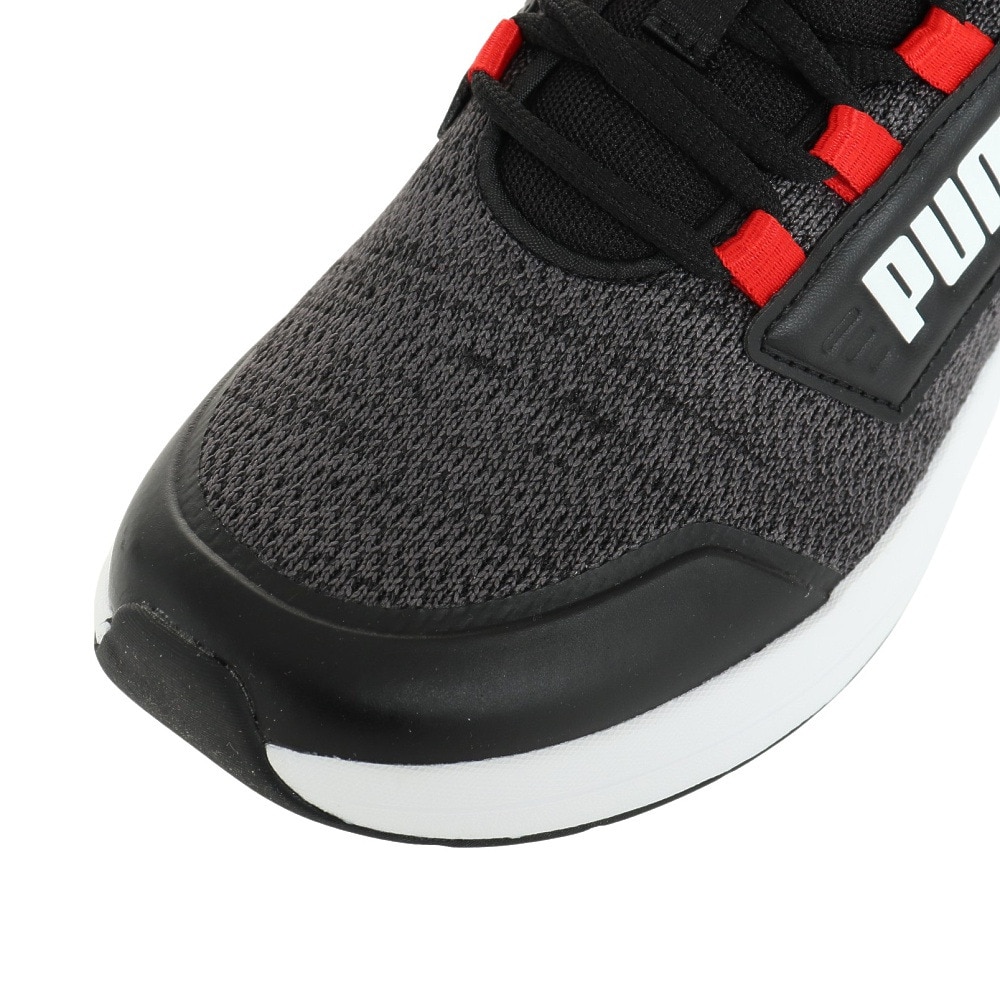 プーマ（PUMA）（キッズ）ジュニアスニーカー エボルブ ストリート ブラック 38913702 ボーイズ スポーツシューズ 通気性 通学 登校 運動靴 