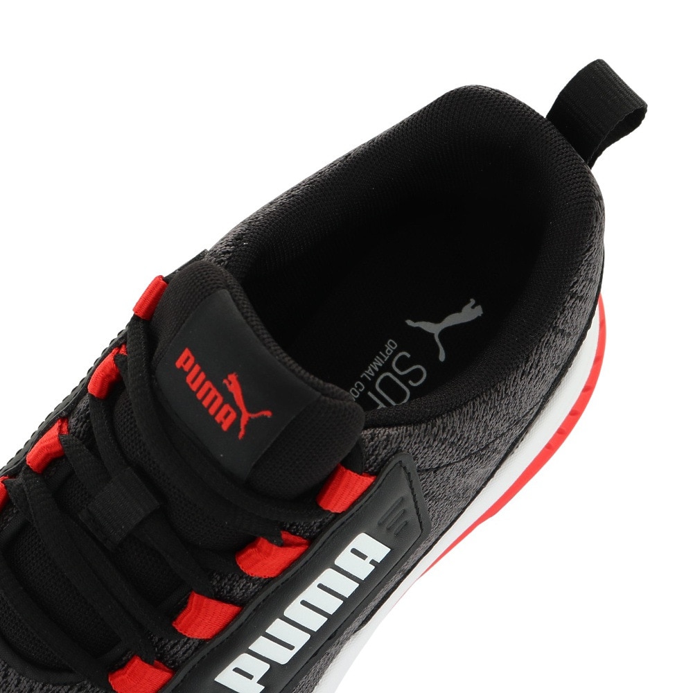 プーマ（PUMA）（キッズ）ジュニアスニーカー エボルブ ストリート ブラック 38913702 ボーイズ スポーツシューズ 通気性 通学 登校 運動靴 