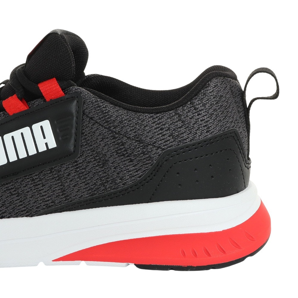 プーマ（PUMA）（キッズ）ジュニアスニーカー エボルブ ストリート ブラック 38913702 ボーイズ スポーツシューズ 通気性 通学 登校 運動靴 