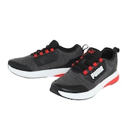 プーマ(PUMA)(キッズ)ジュニアスニーカー エボルブ ストリート ブラック 38913702 ボーイズ スポーツシューズ 通気性 通学 登校 運動靴 