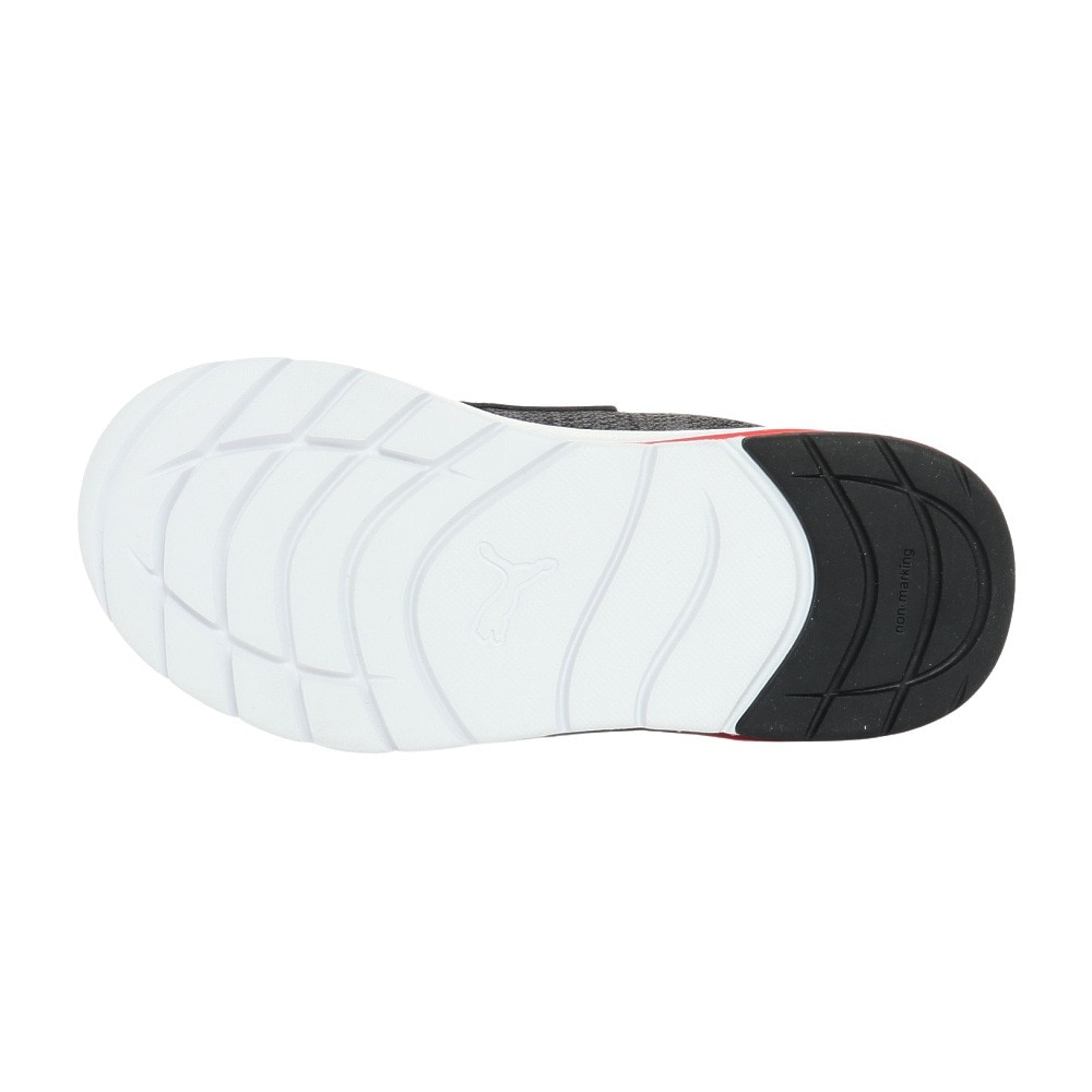 プーマ（PUMA）（キッズ）ジュニアスニーカー エボルブ ストリート ブラック 38913802 ボーイズ スポーツシューズ ベルクロ 通気性 通学 登校 運動靴