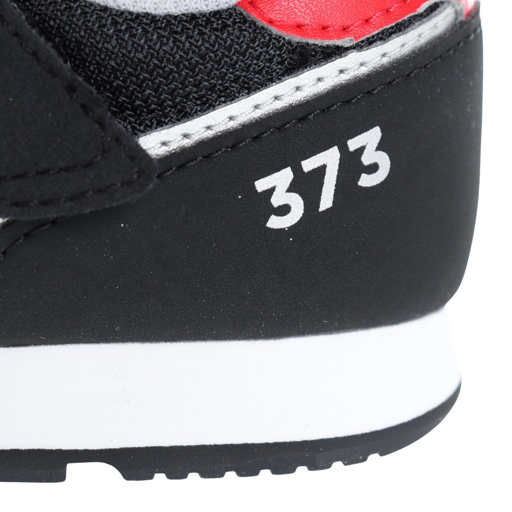 ニューバランス（new balance）（キッズ）ジュニア スニーカー YV373 ブラック YV373AA2M カジュアル スポーツ シューズ ベルクロ 運動会 登校