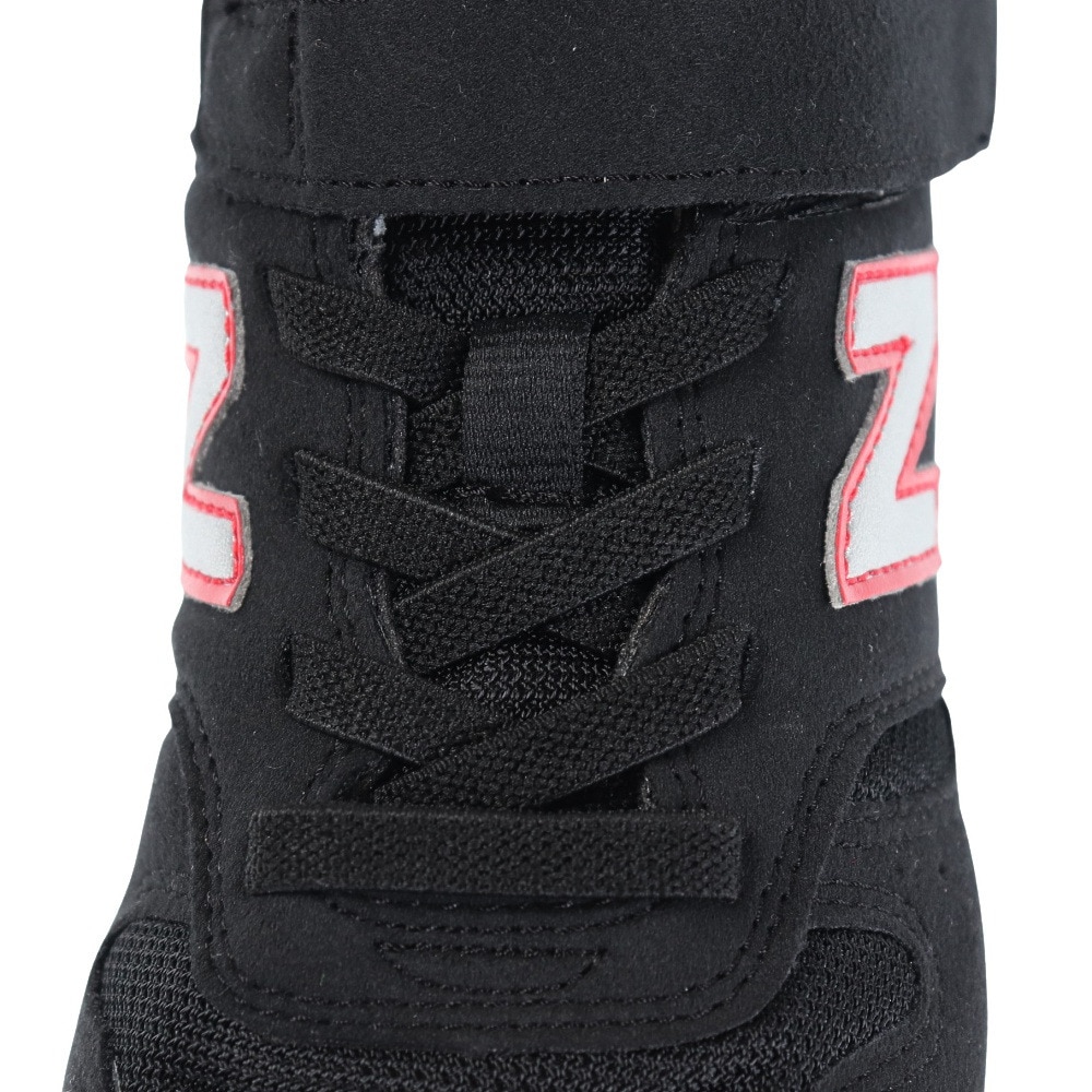 ニューバランス（new balance）（キッズ）ジュニア スニーカー YV373 ブラック YV373AA2M カジュアル スポーツ シューズ ベルクロ 運動会 登校