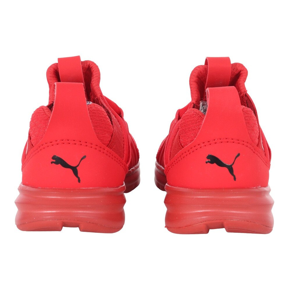 プーマ（PUMA）（キッズ）ジュニア スニーカー エンゾ AC PS レッド 19136101 カジュアル スポーツ ランニング シューズ 軽量 屈曲性 耐久性