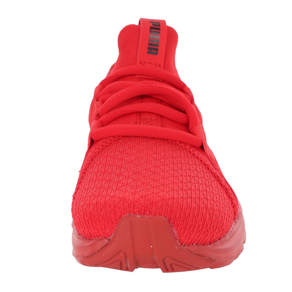 プーマ（PUMA）（キッズ）ジュニア スニーカー エンゾ AC PS レッド 19136101 カジュアル スポーツ ランニング シューズ 軽量 屈曲性 耐久性