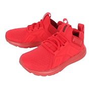 プーマ（PUMA）（キッズ）ジュニア スニーカー エンゾ AC PS レッド 19136101 カジュアル スポーツ ランニング シューズ 軽量 屈曲性 耐久性