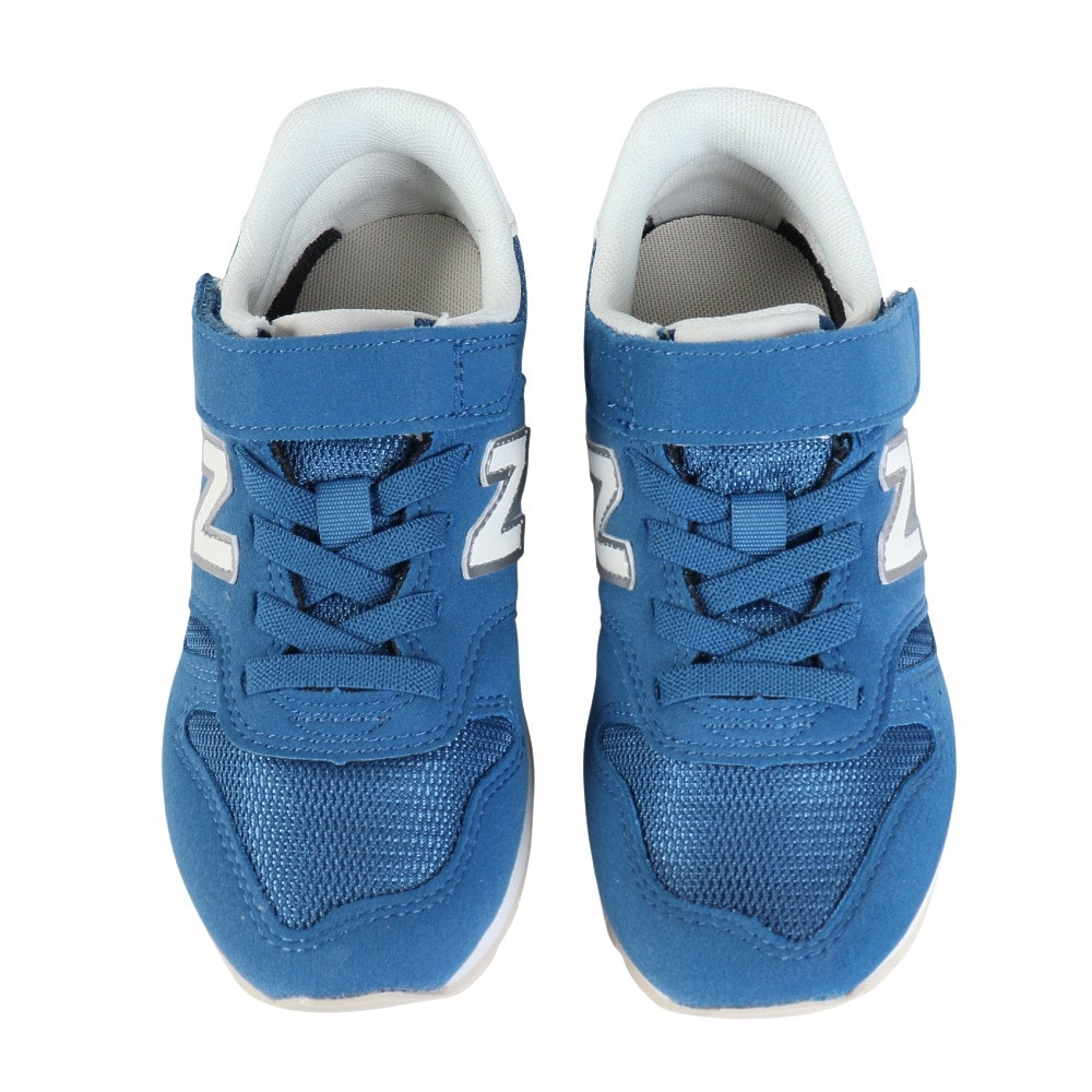 ニューバランス（new balance）（キッズ）ジュニア シューズ 373 ブルー YV373AQ2M ジュニアスニーカー スポーツ 面ファスナー 軽量 耐久性 登校 運動靴