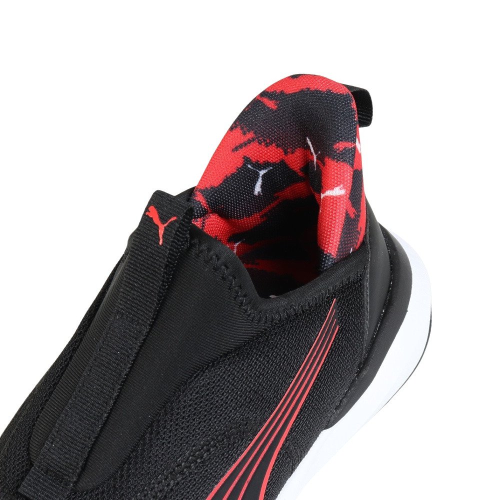 プーマ（PUMA）（キッズ）ジュニアスニーカー ボーイズ スポーツシューズ クルーズ プロフォーム イーズイン AOP ブラック レッド 40565202 カジュアル シューズ