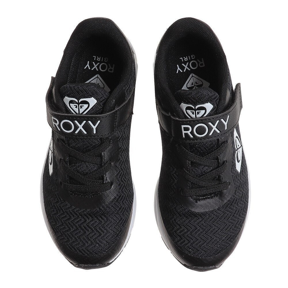 ロキシー（ROXY）（キッズ）ジュニア スニーカー マジックテープ 黒