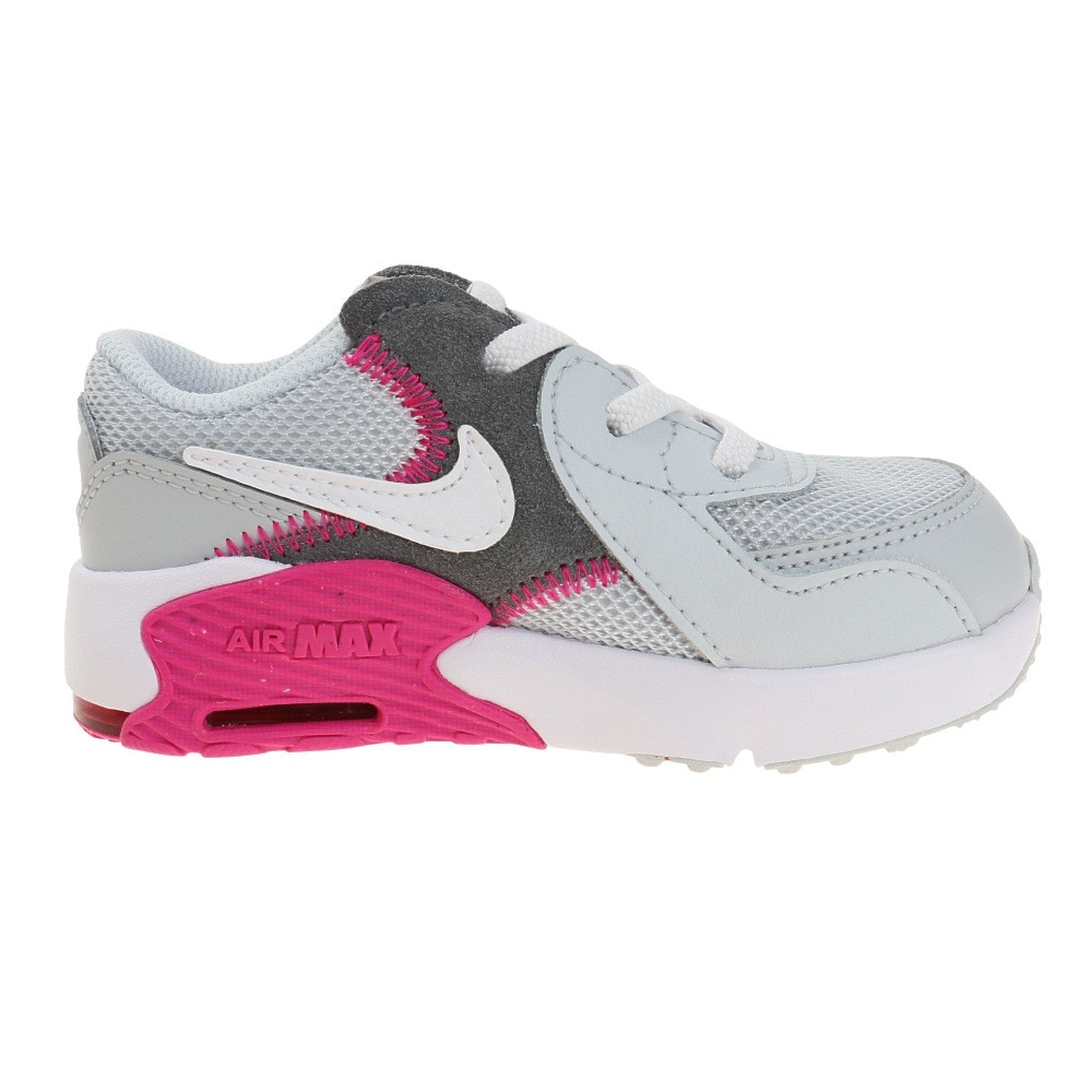 ナイキ ナイキ Nike キッズ エアマックス エクシー Air Max Excee Td グレー ピンク Cd63 018 ベビー ジュニア スニーカー スポーツシューズ 子供靴 運動 厚底 スポーツ用品はスーパースポーツゼビオ