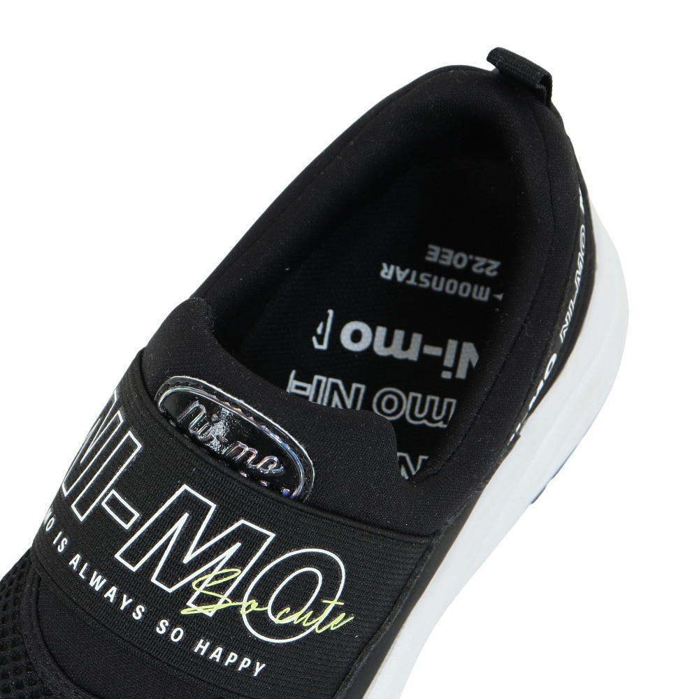 ムーンスター（MoonStar）（キッズ）ジュニアスニーカー NM J075 ブラック 12296936 スポーツシューズ ニーモ ガールズ