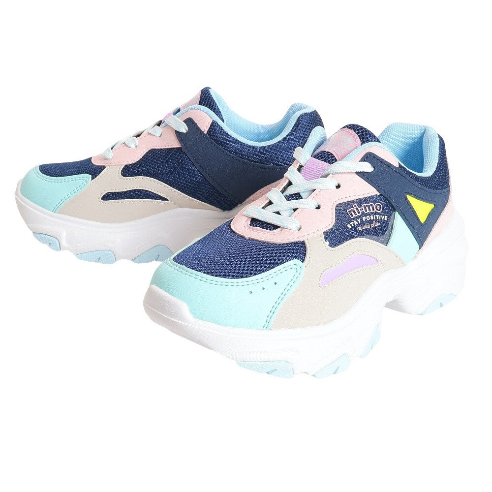 ムーンスター（MoonStar）（キッズ）ジュニアスニーカー ガールズ スポーツシューズ NM J074 12296928 23SS