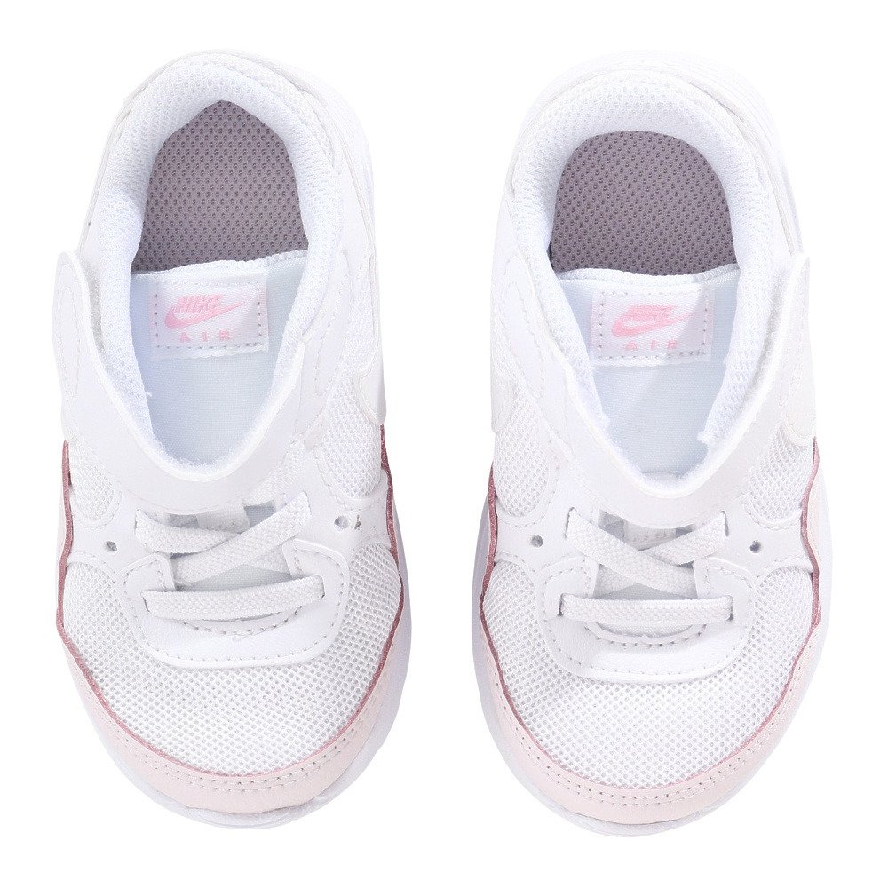 ナイキ（NIKE）（キッズ）ジュニア スニーカー エアマックス SC TDV ホワイト ピンク CZ5361-115 カジュアル スポーツ ファースト シューズ 面ファスナー