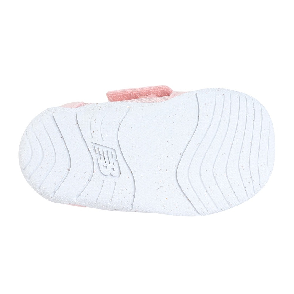 ニューバランス（new balance）（キッズ）キッズシューズ NEW-B FIRST ピンク NW1STPKW ファーストシューズ 面ファスナー 屈曲性 脱ぎ履きしやすい かわいい