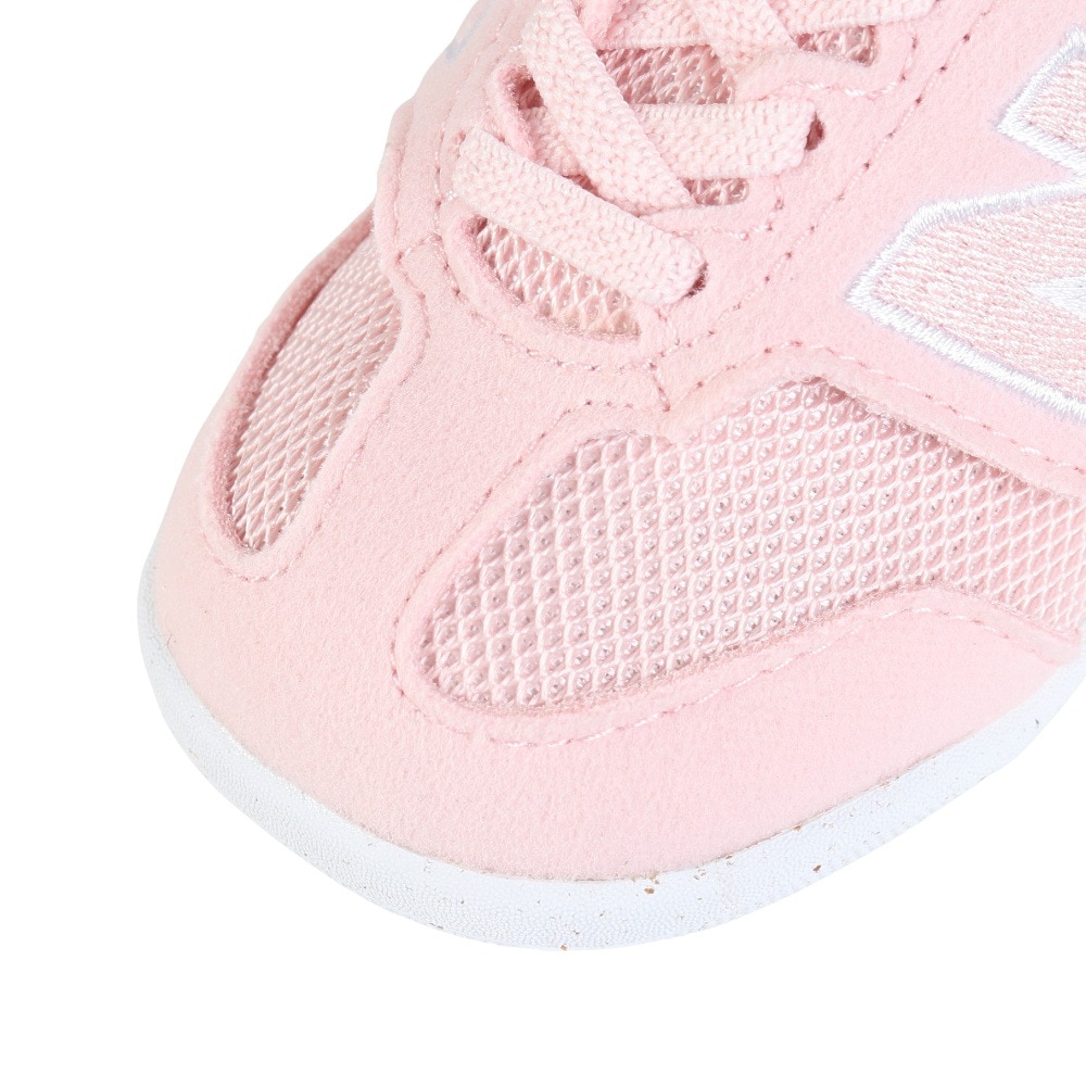 ニューバランス（new balance）（キッズ）キッズシューズ NEW-B FIRST ピンク NW1STPKW ファーストシューズ 面ファスナー 屈曲性 脱ぎ履きしやすい かわいい