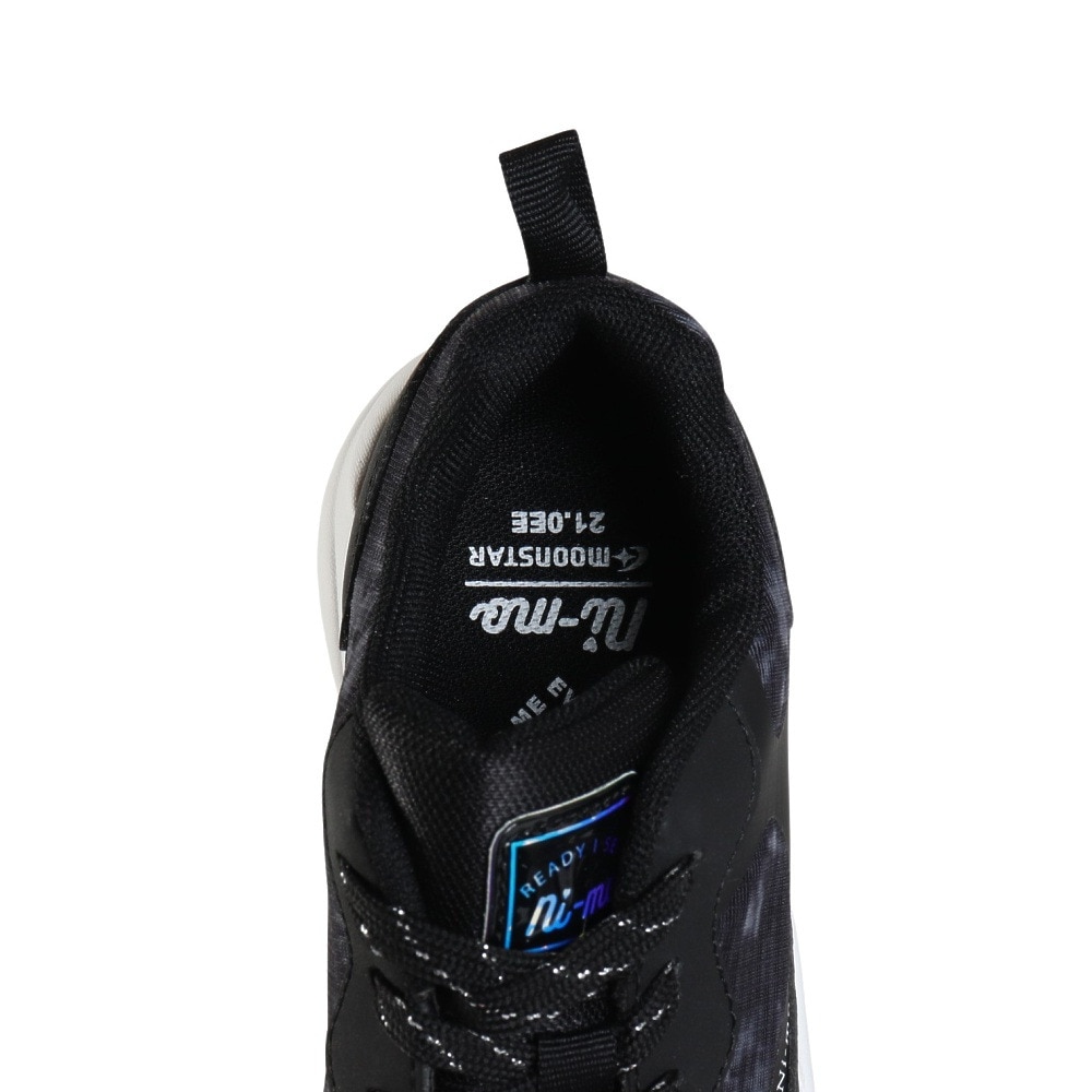 ムーンスター（MoonStar）（キッズ）ジュニア シューズ ニーモ J112ウォータプルーフ ブラック 12298616 24FW スニーカー スポーツ かわいい 軽量 防水 雨天 