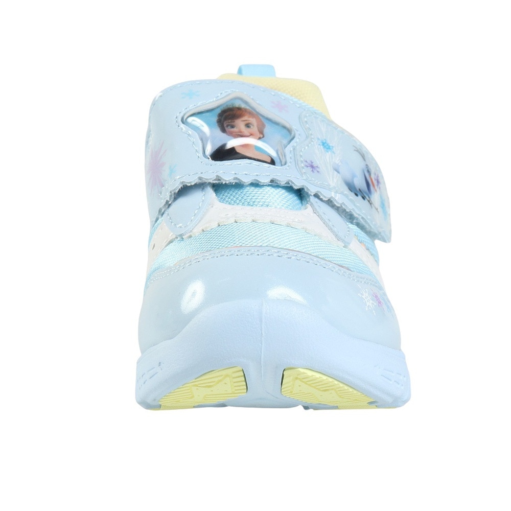 ムーンスター（MoonStar）（キッズ）ジュニアスニーカー ガールズ スポーツシューズ ディズニー C1359LE アナと雪の女王 サックス 12186639 LED 消臭 防臭
