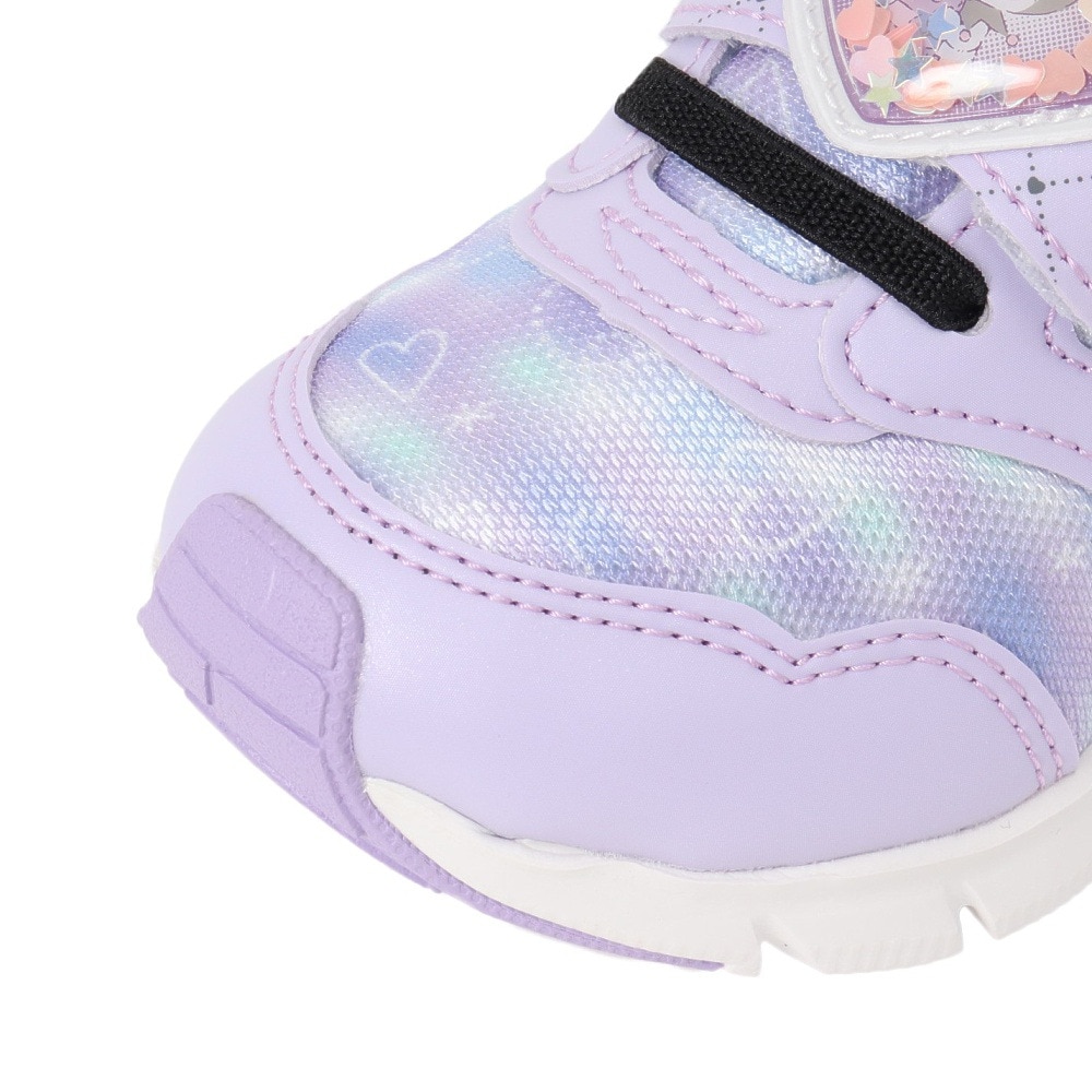 ムーンスター（MoonStar）（キッズ）ジュニアスニーカー ガールズ スポーツシューズ サンリオ C038 クロミ パープル 12186701 抗菌 防臭