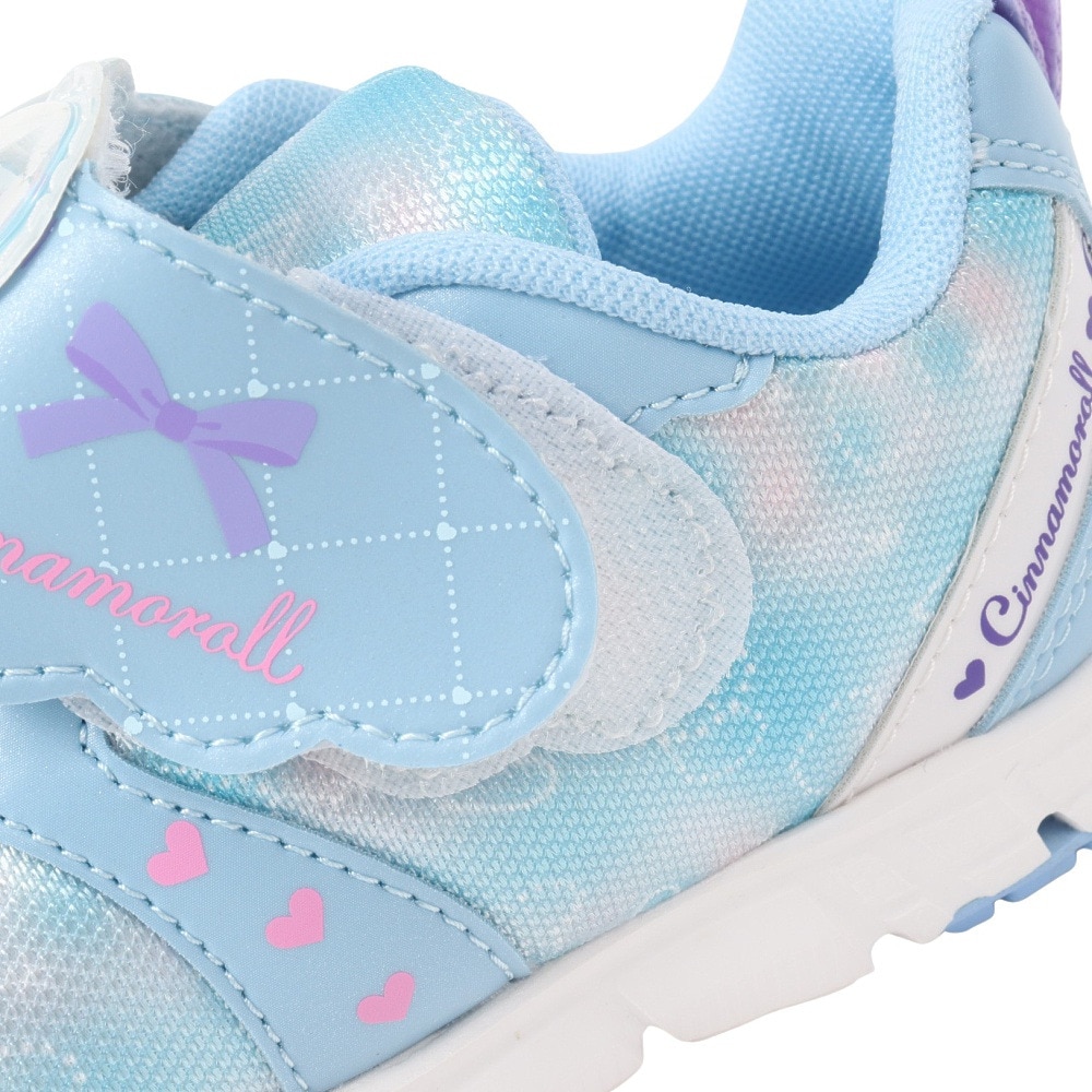 ムーンスター（MoonStar）（キッズ）ジュニアスニーカー ガールズ スポーツシューズ サンリオ C038 シナモン サックス 12186709 抗菌 防臭 