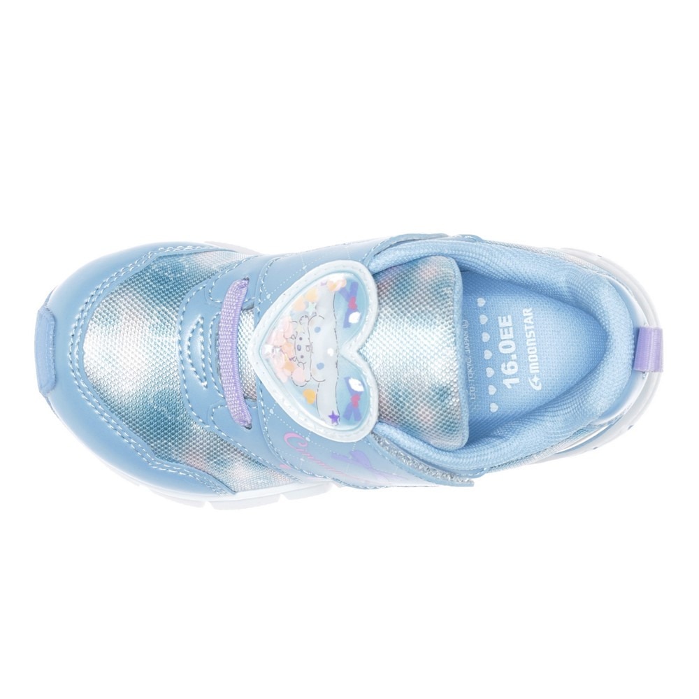 ムーンスター（MoonStar）（キッズ）ジュニアスニーカー ガールズ スポーツシューズ サンリオ C038 シナモン サックス 12186709 抗菌 防臭 