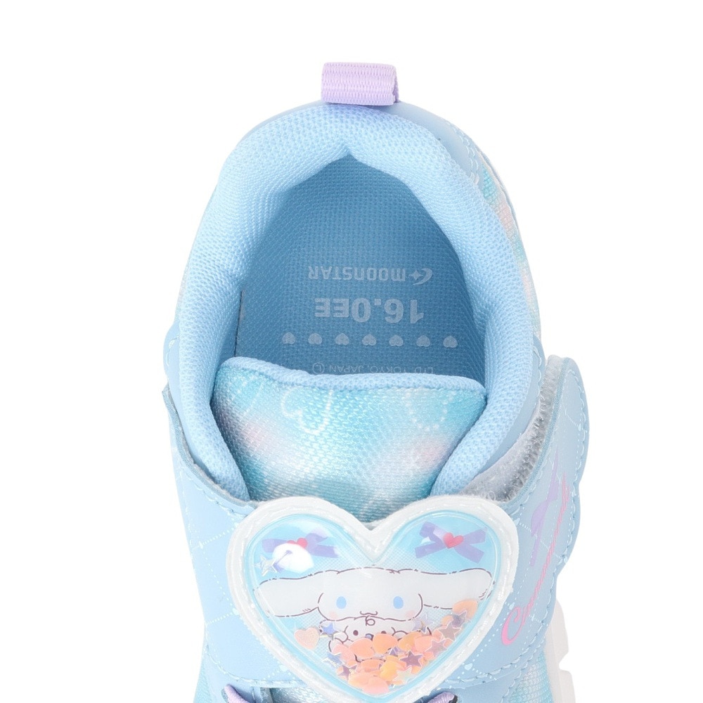 ムーンスター（MoonStar）（キッズ）ジュニアスニーカー ガールズ スポーツシューズ サンリオ C038 シナモン サックス 12186709 抗菌 防臭 