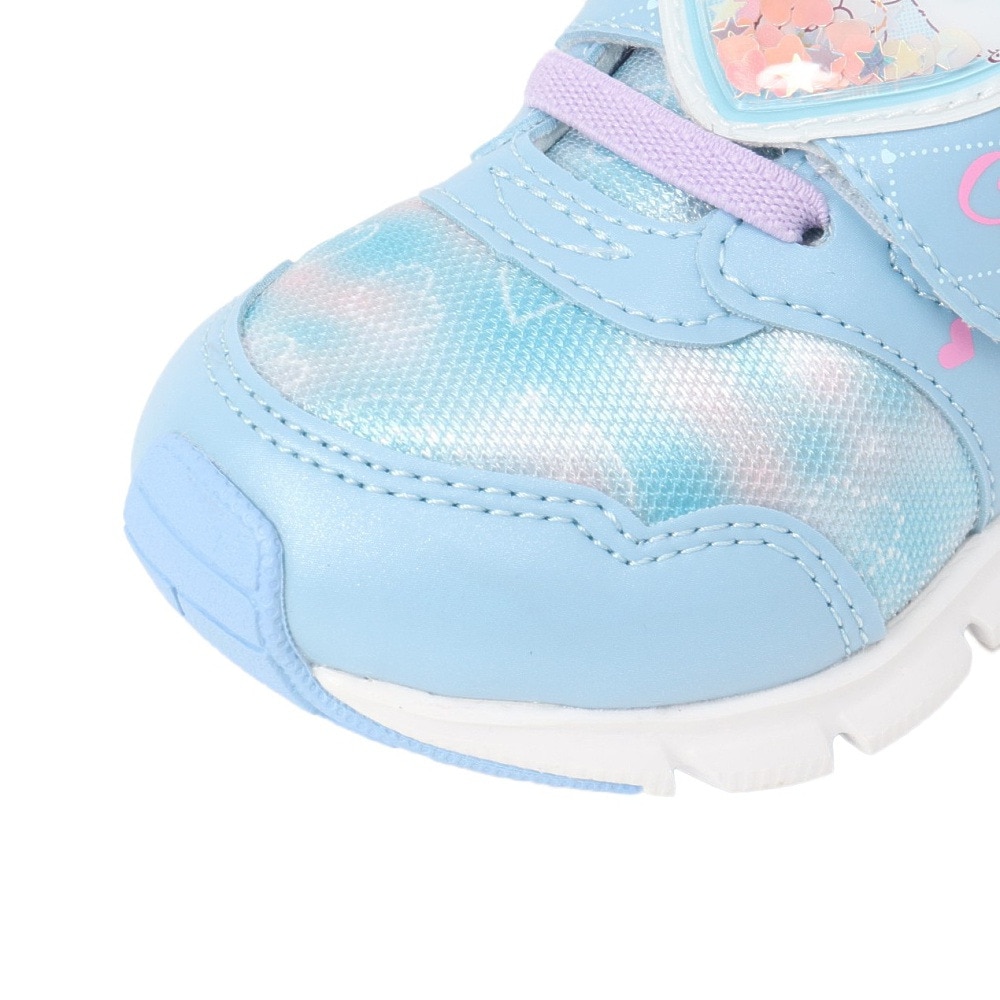 ムーンスター（MoonStar）（キッズ）ジュニアスニーカー ガールズ スポーツシューズ サンリオ C038 シナモン サックス 12186709 抗菌 防臭 