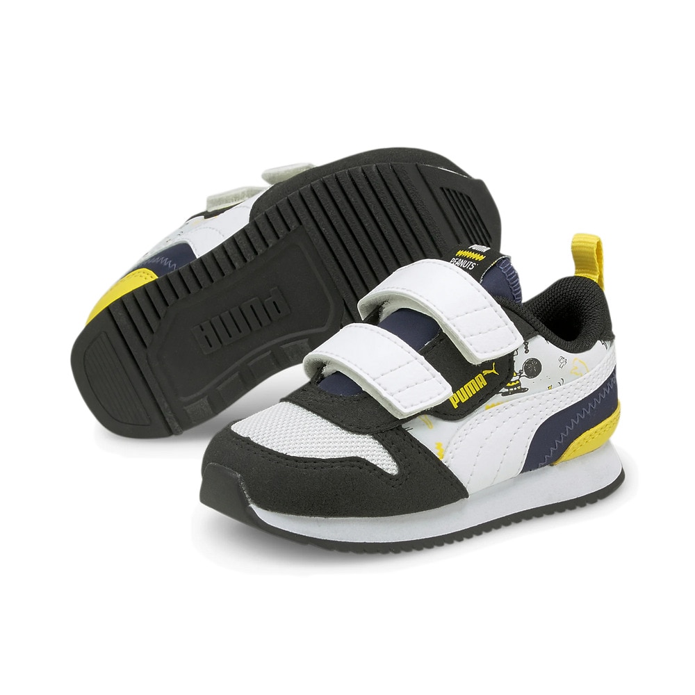 PUMA×PEANUTS ベビー R78 スニーカー V INF 375744 01 スポーツシューズ