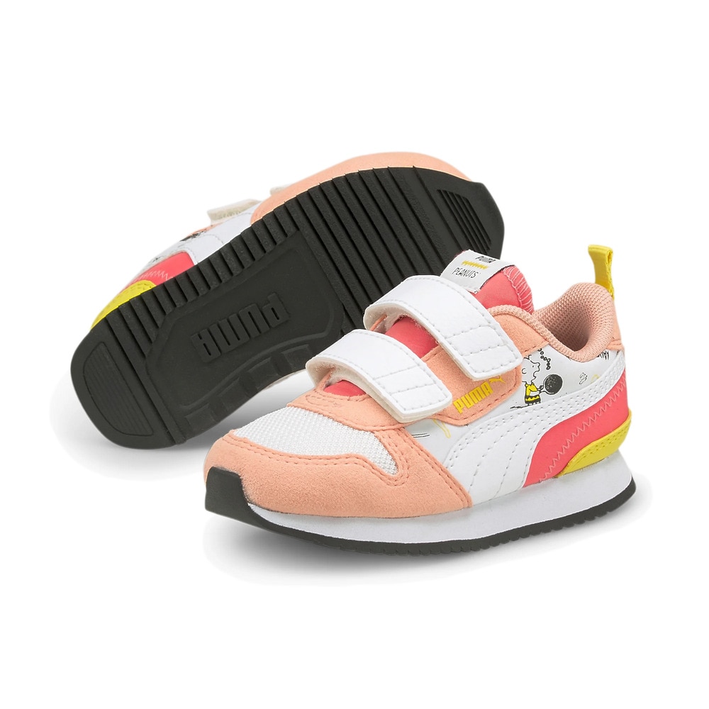 PUMA×PEANUTS ベビー R78 スニーカー V INF 375744 02 スポーツシューズ