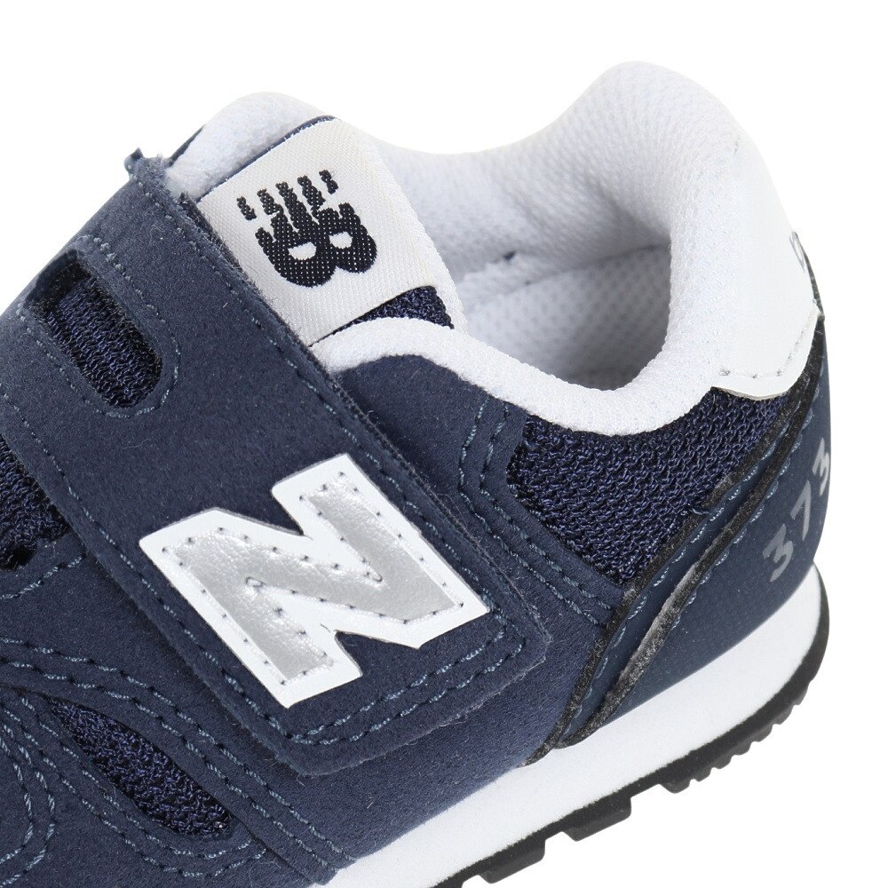 ニューバランス（new balance）（キッズ）ベビー スニーカー  紺 インファント ジュニア ネイビー IZ373 KN2 W 12.0 ベルト付き マジックテープ 子供 靴 