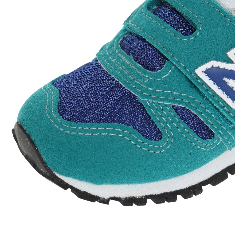 ニューバランス（new balance）（キッズ）ベビー スニーカー 緑 IZ373 PG2 W グリーン キッズシューズ 子供 靴 シューズ 登園 マジックテープ ベルクロ