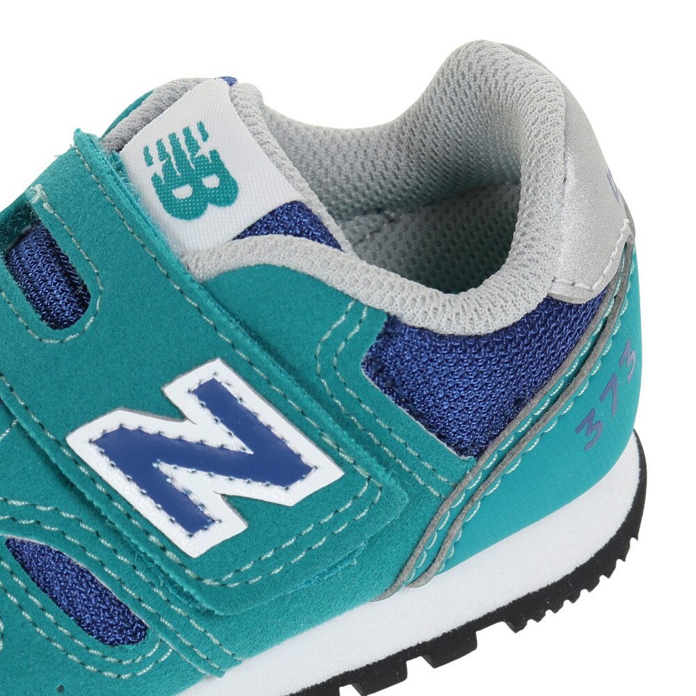 ニューバランス（new balance）（キッズ）ベビー スニーカー 緑 IZ373 PG2 W グリーン キッズシューズ 子供 靴 シューズ 登園 マジックテープ ベルクロ