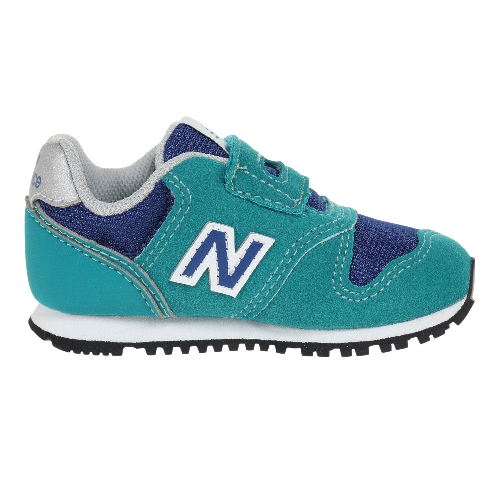 ニューバランス（new balance）（キッズ）ベビー スニーカー 緑 IZ373 PG2 W グリーン キッズシューズ 子供 靴 シューズ 登園 マジックテープ ベルクロ